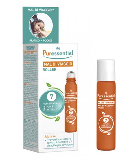 PURESSENTIEL ROLLER SOS MAL DI TESTA 9 OLI ESSENZIALI