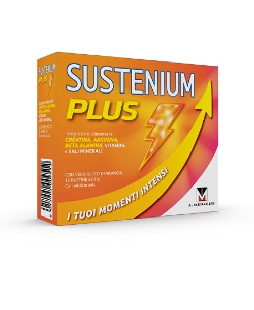 Sustenium Plus 22 bustine integratore vitaminico energizzante per stanchezza e affaticamento - A. Menarini