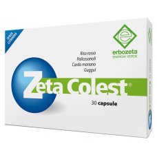 ZETA COLEST Integratore per diminuire i valori del colesterolo 30 compresse di Erbozeta