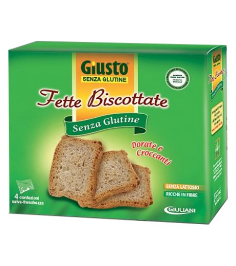 GIUSTO S/G FETTE BISCOTTATE250