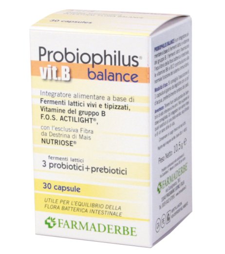 PROBIOPHILUS VITAMINA B 30CPS