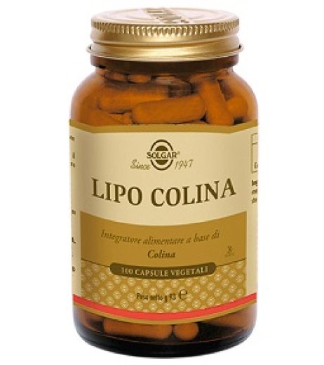 LIPO COLINA 100VEGICPS SOLGAR