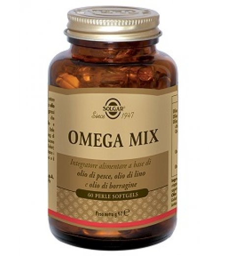 OMEGA MIX 60 Perle integratore colesterolo Omega3 Omega6 
