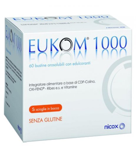 Eukom 1000 Integratore per occhi 60 bustine orosolubili  - Nicox