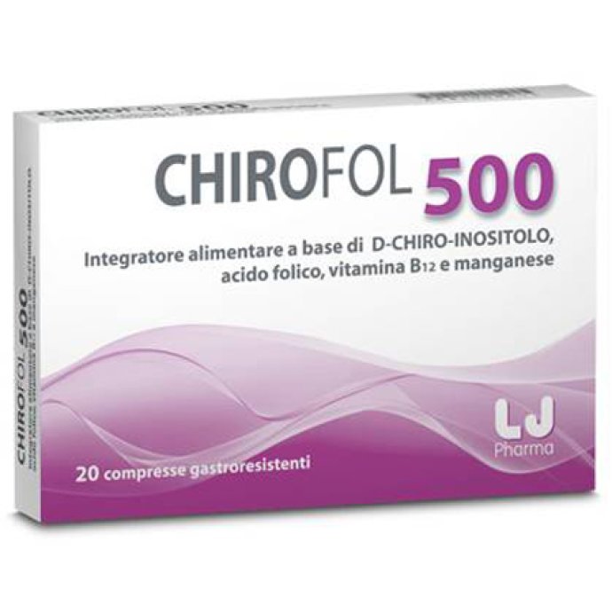 CHIROFOL 500 Integratore alimentare per la fertilità 20 Compresse di LJ Pharma SRL