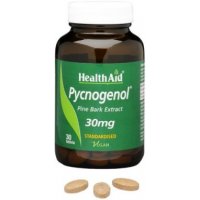 Pycnogenol 30 tavolette a base di picnogenolo per gambe pesanti e vene varicose - Healthaid Italia Srl