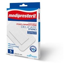 MEDICAZIONE MEDIPRESTERIL POST OPERATORIA DELICATA STERILE 7,5X5 5 PEZZI