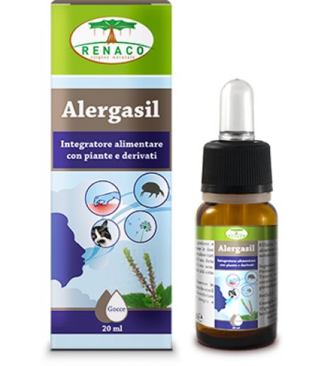 Alergasil Gocce 20 ml integratore con piante Renaco