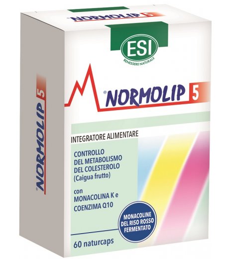 Normolip 5 60 capsule Integratore per il controllo del colesterolo di Esi Italia