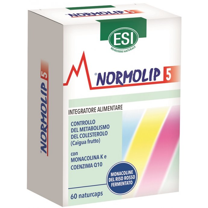 Normolip 5 60 capsule Integratore per il controllo del colesterolo di Esi Italia
