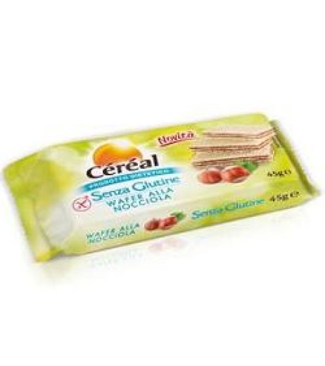 CEREAL WAFER NOCCIOLA S/G 45G CEREAL WAFER NOCCIOLA S/G 45G