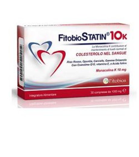 FITOBIOSTATIN 10K 30 COMPRESSE FITOBIOSTATIN 10K 30 COMPRESSE