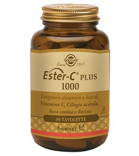 Ester C Plus 1000 da 90 tavolette integratore di vitamina C per il sistema immunitario da Solgar