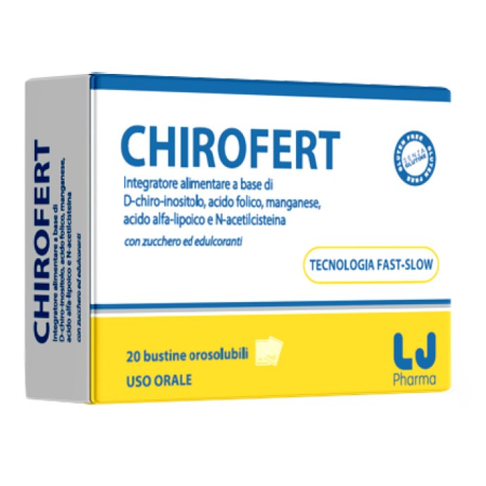 Chirofert 20 bustine orosolubili integratore acido folico