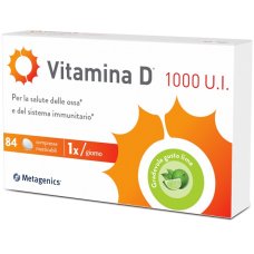 Vitamina D 1000 UI Metagenics 84 Compresse Masticabili