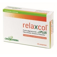 Relaxcol Plus integratore per il per la funzionalità Gastrointestinale 30 compresse di CRISTALFARMA