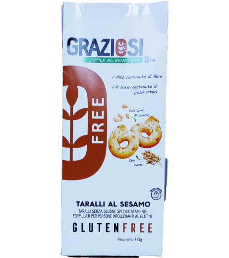 GRAZIOSI Taralli Sesamo 140g GRAZIOSI Taralli Sesamo 140g