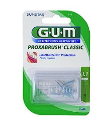 GUM PROXABRUSH CLASSIC 414 SCOVOLINO INTERDENTALE 8 PEZZI