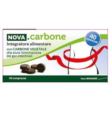 NOVA CARBONE VEGETALE 40 COMPRESSE NOVA CARBONE VEGETALE 40 COMPRESSE