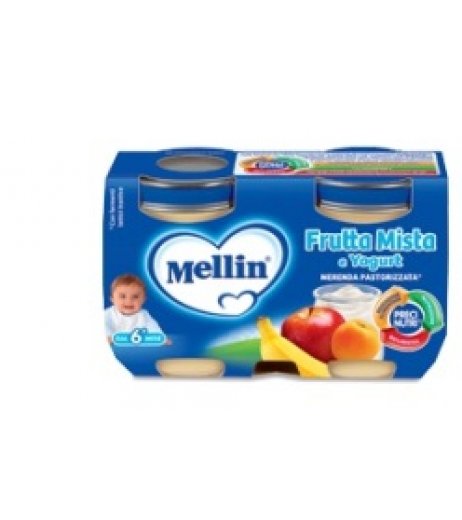 Mellin Primi Dentini Merenda Frutta Mista 2 x 100 grammi