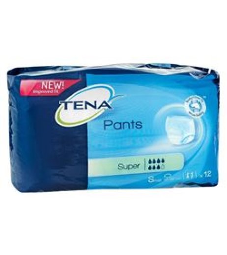 TENA PANTS SUP PANN S 12PZ 3412 TENA PANTS SUP PANN S 12PZ 3412