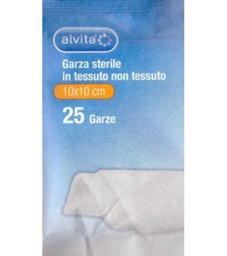 ALVITA GARZA  TNT 10X10CM 25PZ