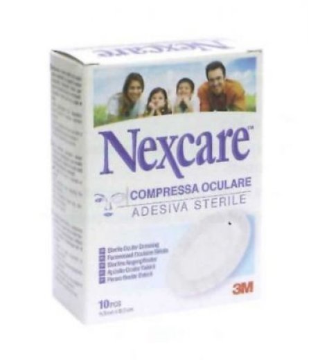 COMPRESSA OCULARE NEXCARE 10 PEZZI COMPRESSA OCULARE NEXCARE 10 PEZZI