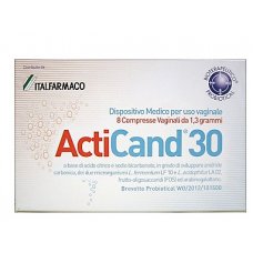 Anticand 30 8 compresse vaginali per candida e infezioni - Probiotical Spa
