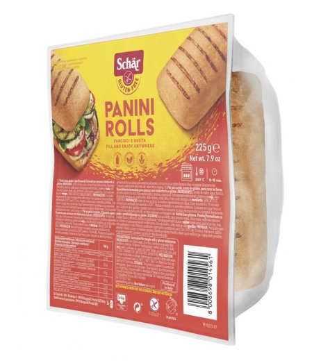 SCHAR PANINI ROLLS 3X75G