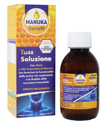 MANUKA BENEFIT TUSS SOLUZ140ML