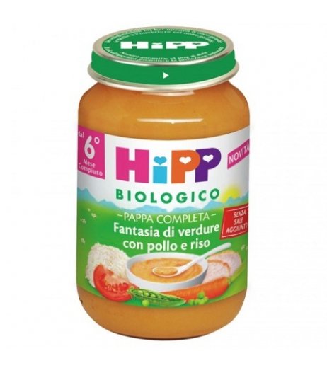 HIPP BIO FANT VERD POLLO/RISO