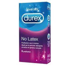 Durex No Latex preservativi anallergici non in lattice 6 pezzi - Reckitt Benckiser H.(It) SPA