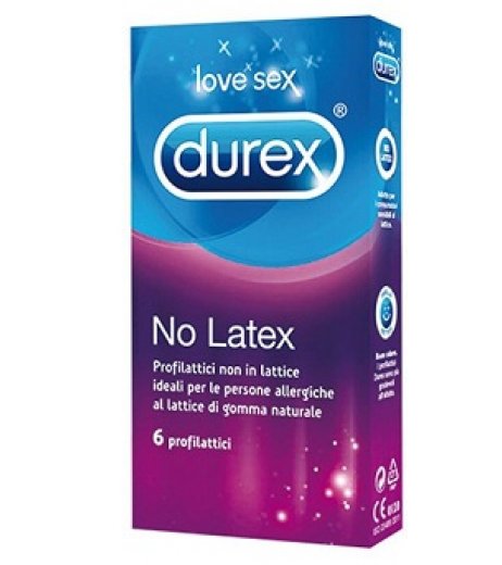 Durex No Latex preservativi anallergici non in lattice 6 pezzi - Reckitt Benckiser H.(It) SPA