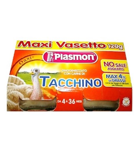 PLASMON OMOG TACCHINO 120GX2PZ