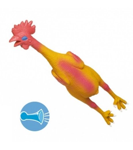 GIOCO LATEX POLLO GRANDE 52CM