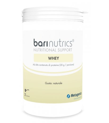 Barinutrics Whey Metagenics Polvere 477 G 21 Porzioni