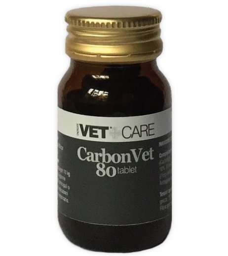 CARBONVET VETCARE 80Cpr 500mg