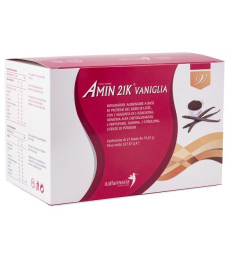 Amin 21K vaniglia integratore proteico per dieta - Italfarmacia