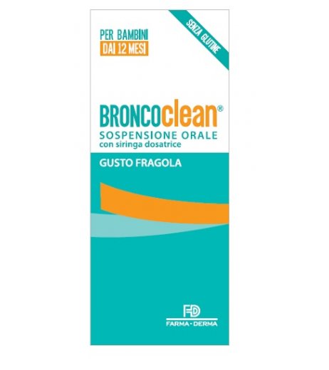 BroncoClean sospensione orale 100 ml sciroppo per secrezioni bronchiali | Farma-Derma