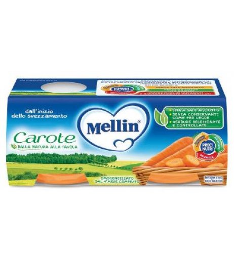 MELLIN OMOG CAROTE 2X80G