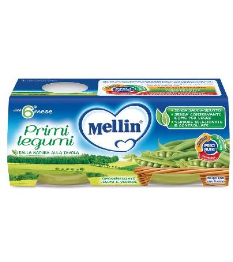 MELLIN OMOG PRIMI LEGUMI 2X80G MELLIN OMOG PRIMI LEGUMI 2X80G