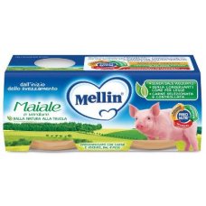 MELLIN OMOG MAIALE C/VERD2X80G