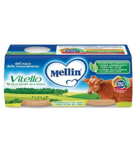 MELLIN-OMO.VITELLO 2X120G