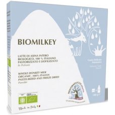 BIOMILKEY LATTE DI ASINA PASTORIZZATO E LIOFILIZZATO BIOLOGICO 100% ITALIANO 100 G