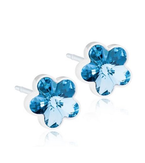 CJ MP FLOWER 6MM AQUAMARINE