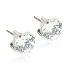 CJ ST TIFFANY 5MM CZ WHITE