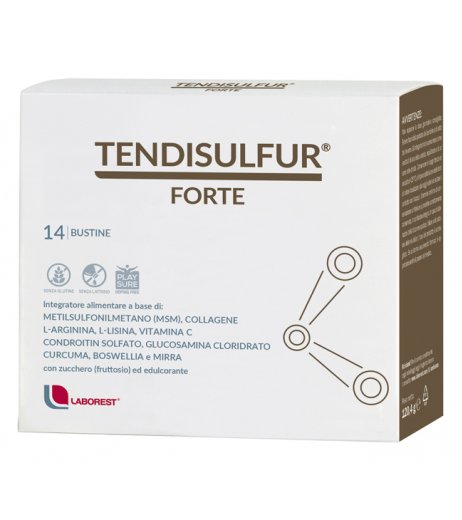 Tendisulfur Forte Integratore per tendini 14 Bustine - Uriach - Farmacie  del Sorriso