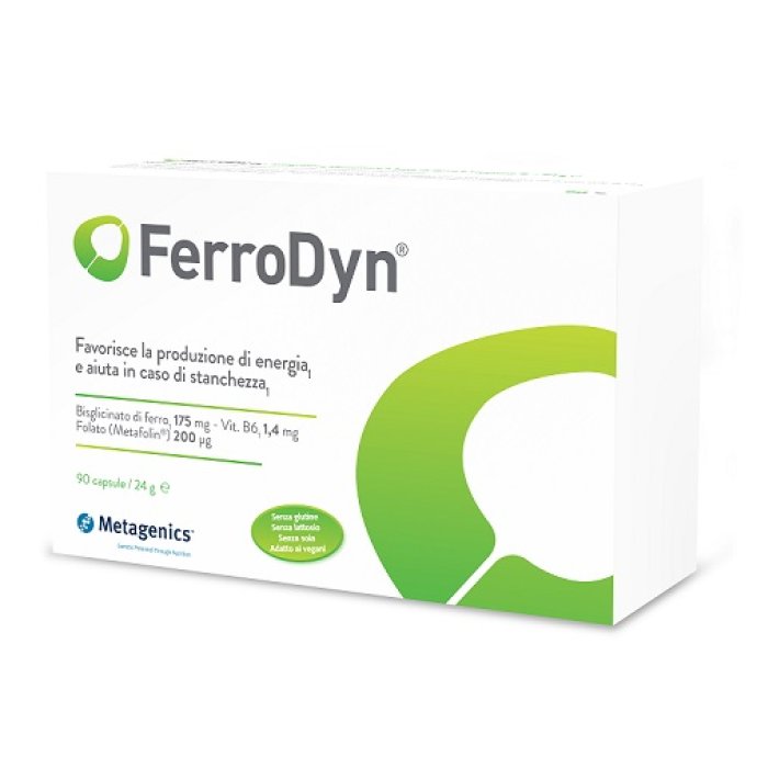 FerroDyn Integratore per la stanchezza 30 capsule Di METAGENICS BELGIUM BVBA