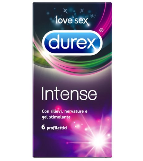 Durex Intense Orgasmic preservativi stimonanti con rilievi e nervature 6 pezzi - Reckitt Benckiser H.(It) SPA