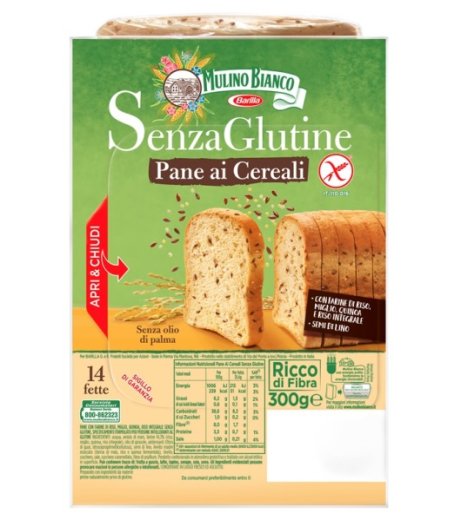 MULINO BIANCO PANE CEREALI300G
